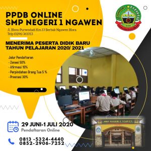 PPDB – SMP NEGERI 1 NGAWEN